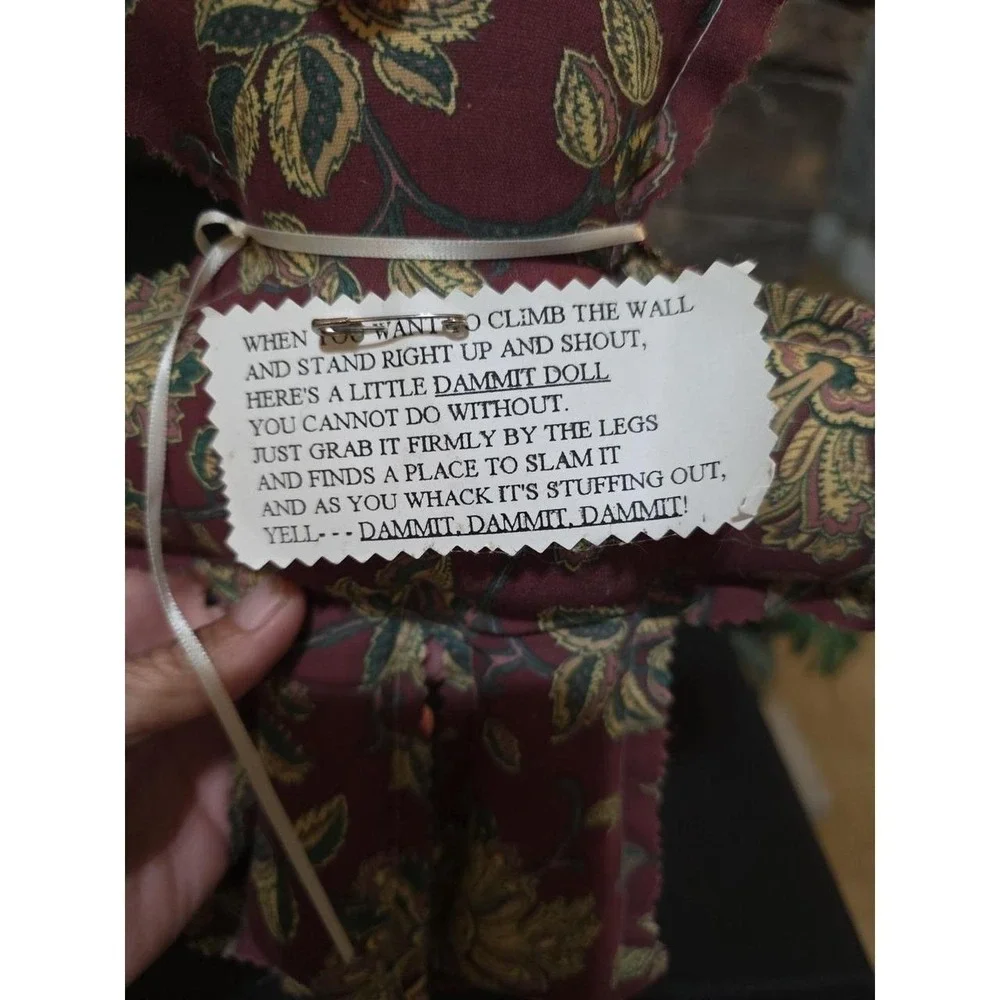 Homemade Handmade Dammit Damm It Doll Stress Reliever  Brand New